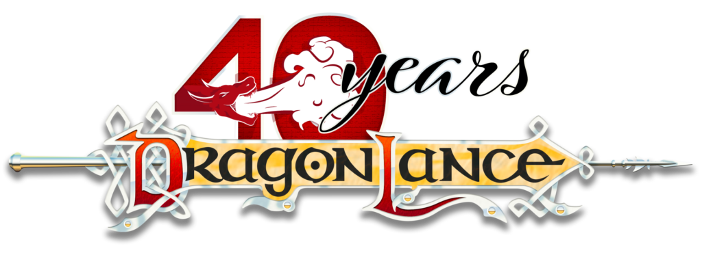 Dragonlance 40 Years Anniversary Logo designed by Adam Campbell